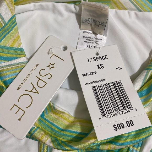 L*SPACE Women's French Bottom Bitsy Cut Bikini Bottom Size XS - Picture 3 of 4